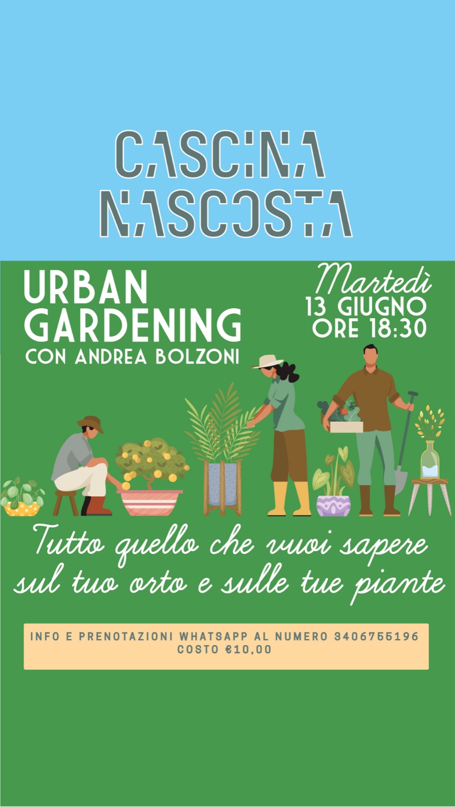 Urban gardening con Andrea Bolzoni