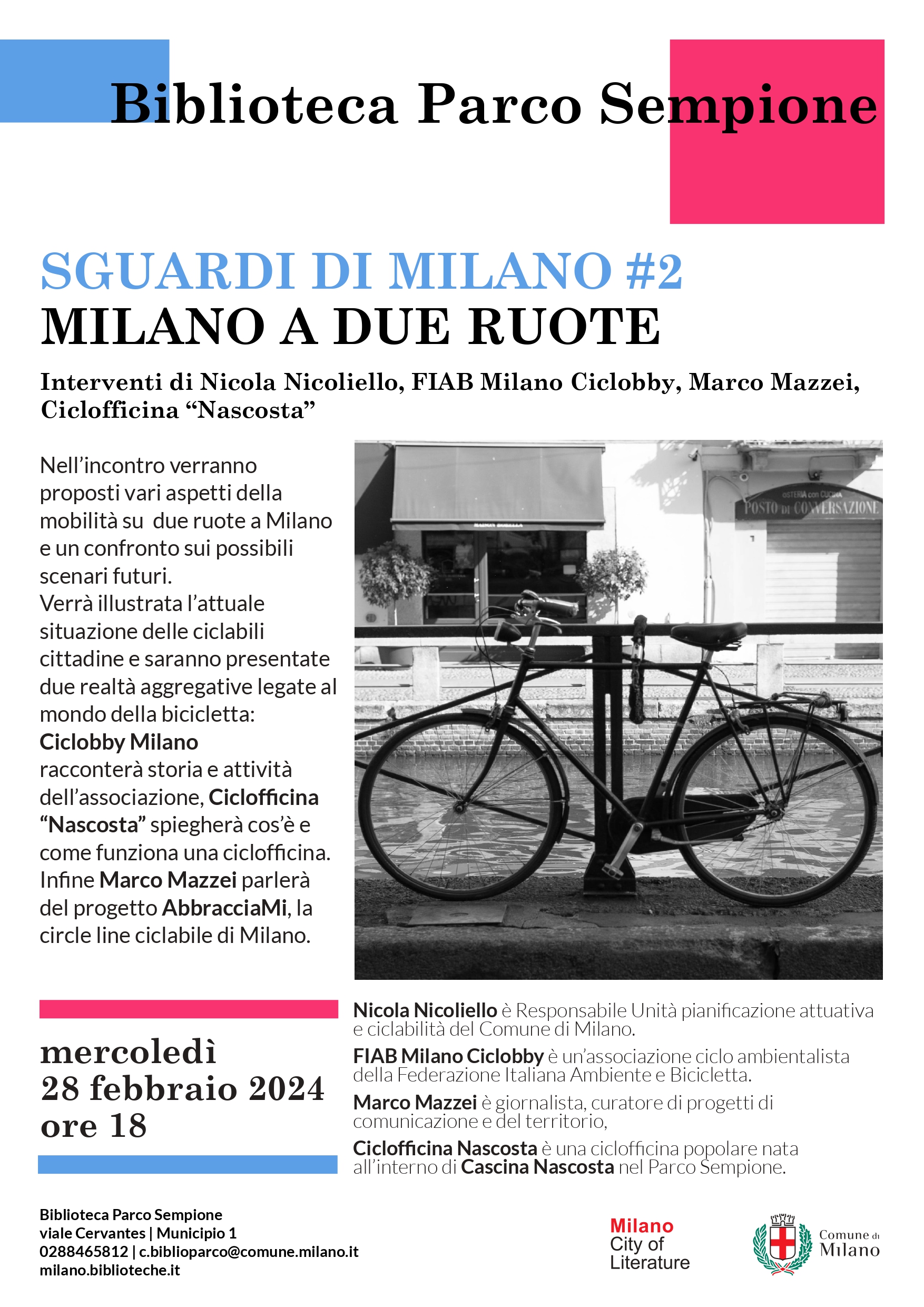 Sguardi di Milano #2: Milano a due ruote
