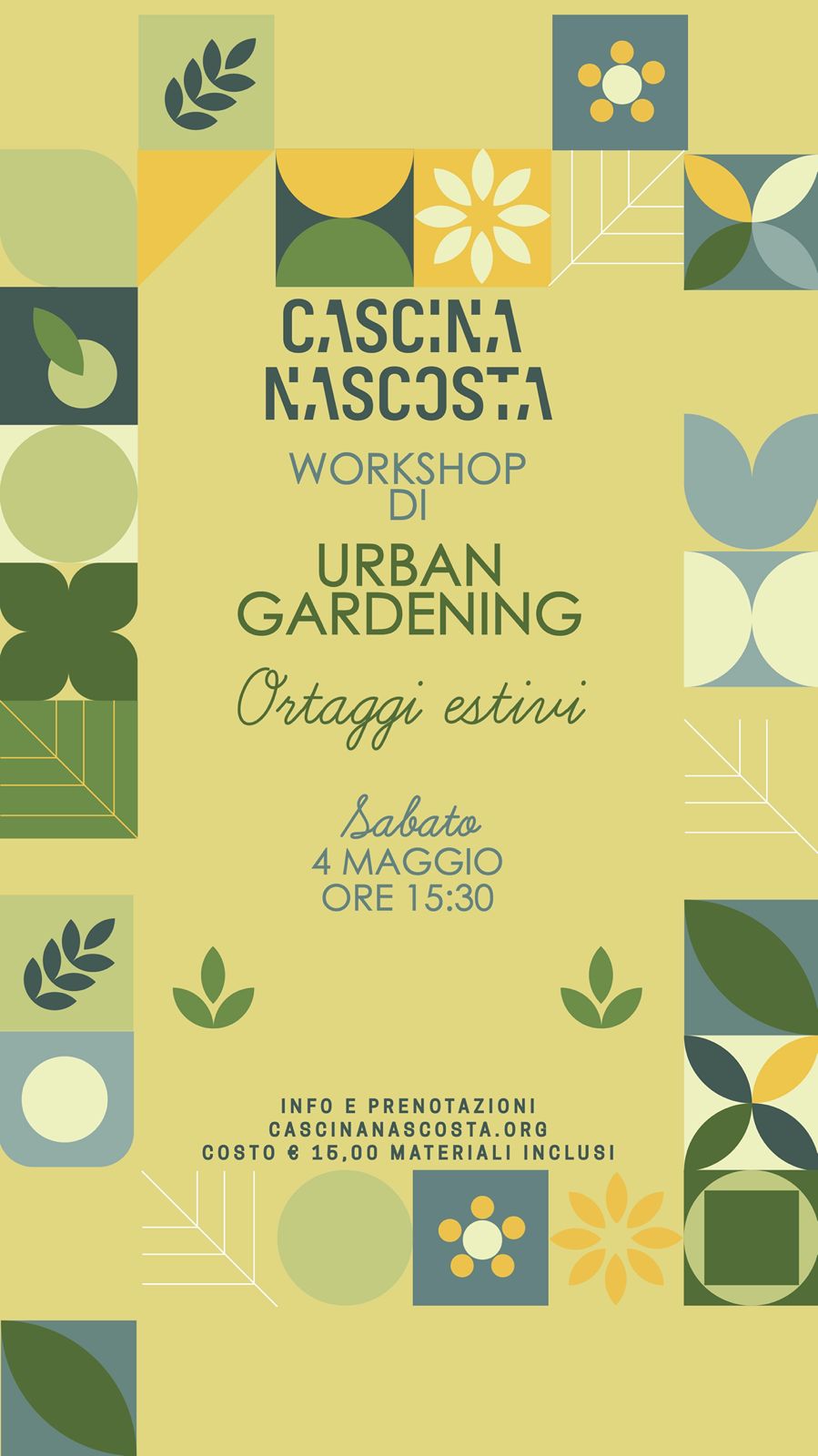 Workshop di urban gardening